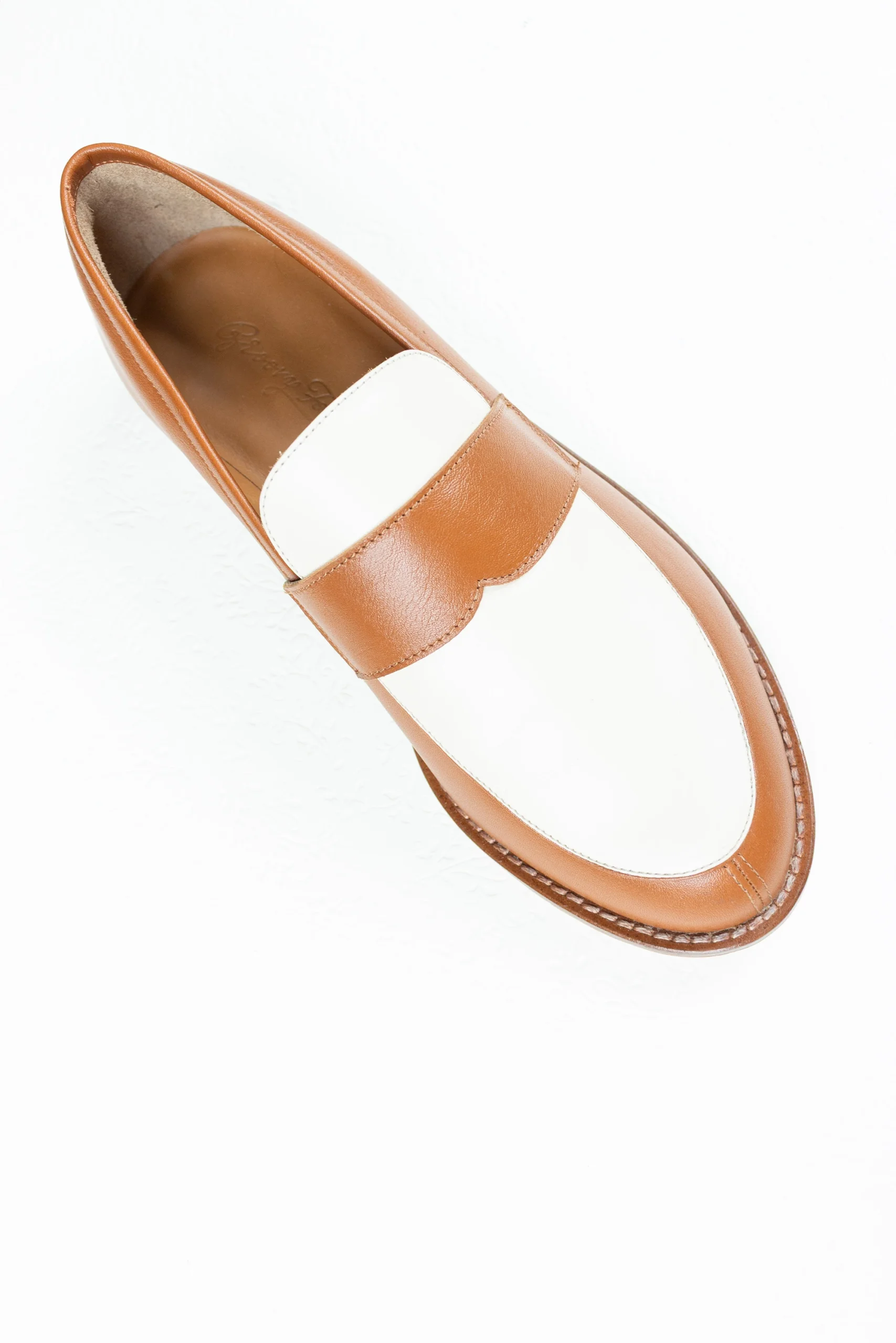 loafers brown white5